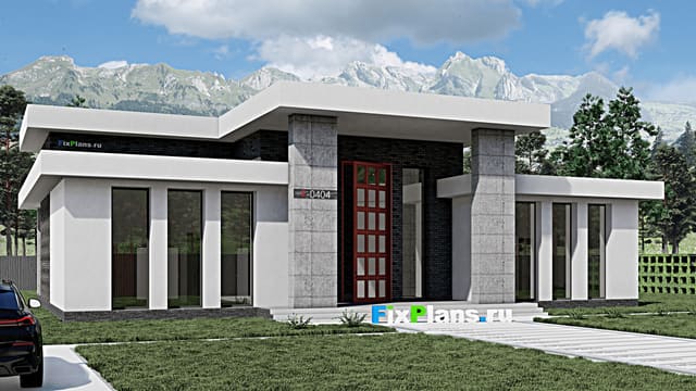 Одноэтажный дом F-0404